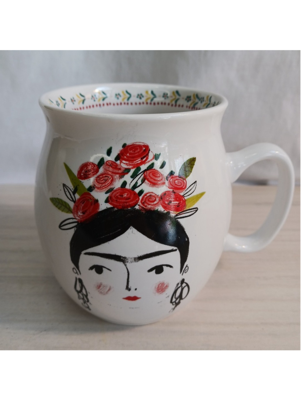 Frida Kahlo Oversized Mug Barrel Shaped Prima Design Female Artist